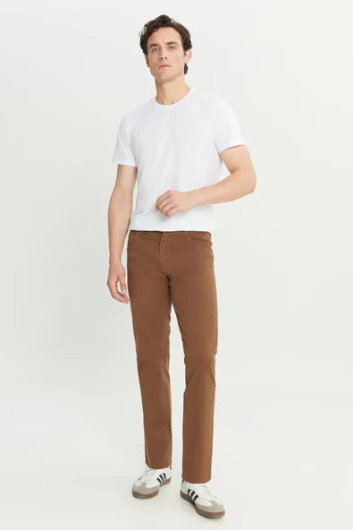 Straight Fit Düz Kesim Normal Bel Açık Kahverengi Esnek Texas Authentic  Wrangler ürün görseli 1