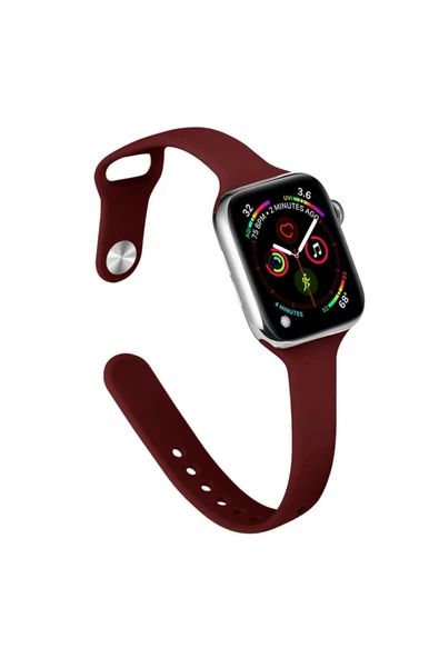 Apple Watch 42mm Klasik Kordon - Bordo-(5796) ürün görseli 1