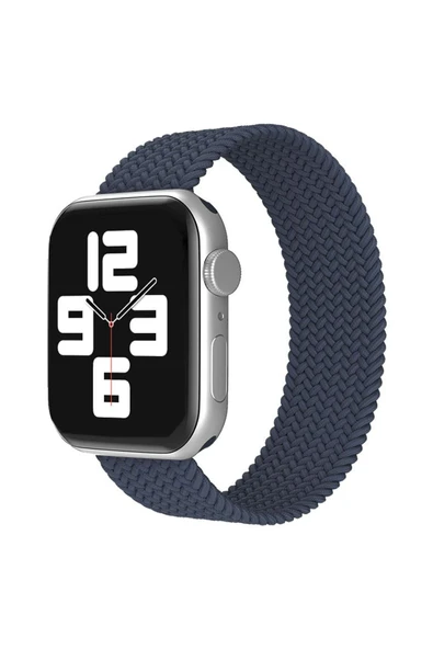 Apple Watch 38mm Ayarlı Solo Silikon Kordon - Lacivert-(5796) ürün görseli 1