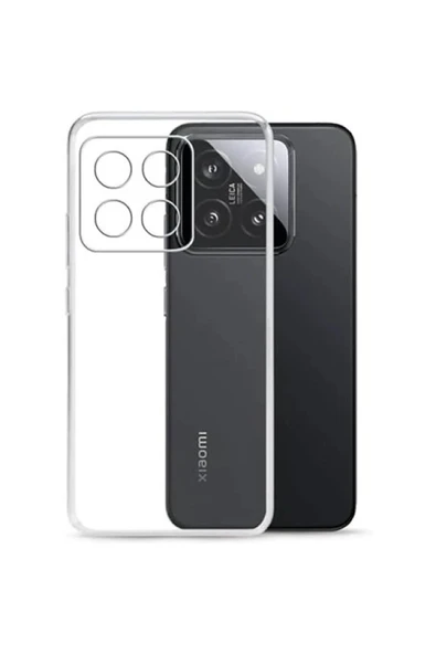 Xiaomi Mi 14T Pro Kılıf Lüx Şeffaf Silikon-(5796) ürün görseli 1