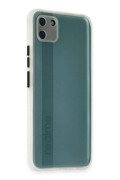 Realme C11 Kılıf Miami Şeffaf Silikon - Şeffaf-(5796) ürün görseli 1