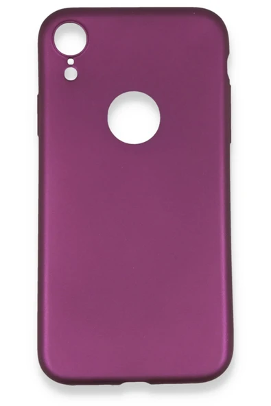 iPhone XR Kılıf First Silikon - Mürdüm-(5796) ürün görseli 1