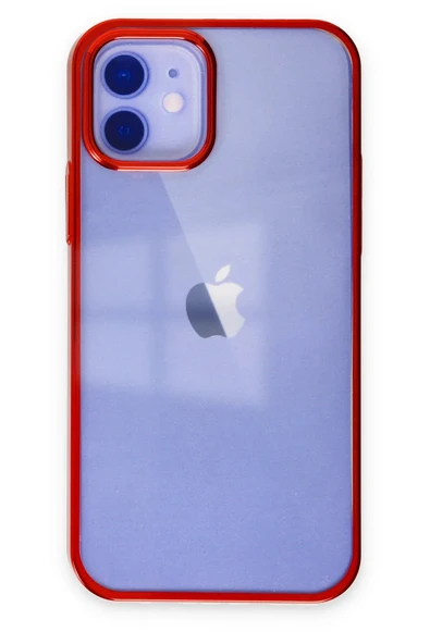 iPhone 12 Kılıf Element Silikon - Kırmızı-(5796) ürün görseli 1