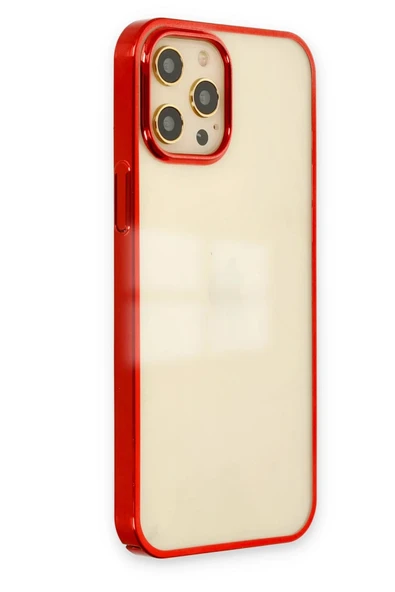 iPhone 12 Pro Max Kılıf Element Silikon - Kırmızı-(5796) - Resim 2