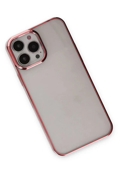 iPhone 13 Pro Max Kılıf Element Silikon - Pembe-(5796) - Resim 3