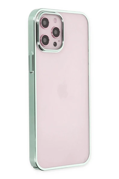 iPhone 12 Pro Max Kılıf Element Silikon - Yeşil-(5796) - Resim 3