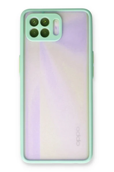 Oppo Reno 4 Lite Kılıf Montreal Silikon Kapak - Turkuaz-(5796) ürün görseli 1