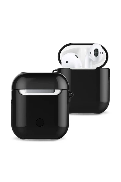 Airpods 2 (2.nesil) 3in1 Kılıf - Siyah-(5796) ürün görseli 1