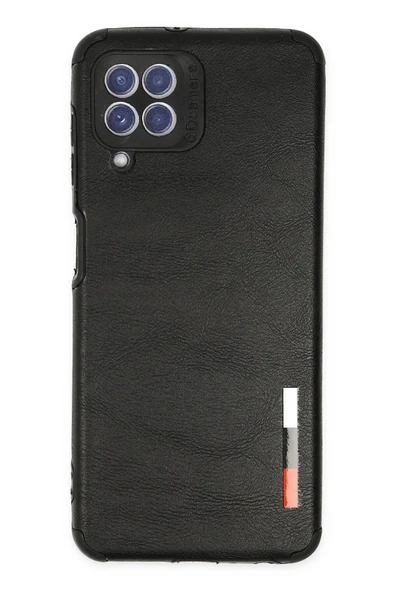 Samsung Galaxy A22 Kılıf Loop Deri Silikon - Siyah-(5796) ürün görseli 1