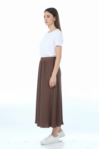 dokulu midi etek Scl - Resim 7