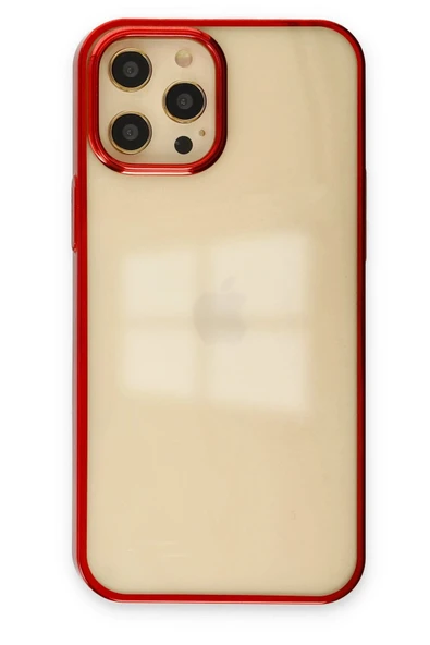 iPhone 12 Pro Max Kılıf Element Silikon - Kırmızı-(5796) ürün görseli 1