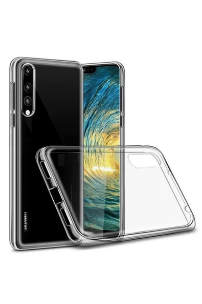 Huawei P30 Lite Kılıf Lüx Şeffaf Silikon-(5796) ürün görseli 1