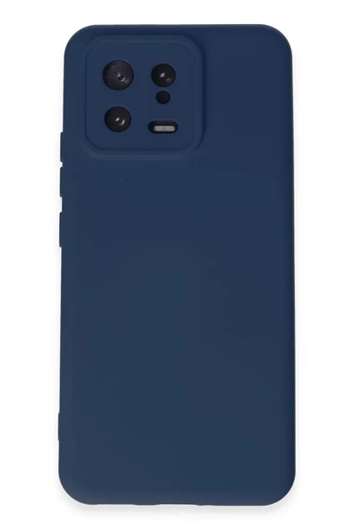 Xiaomi Mi 13 Kılıf Nano içi Kadife Silikon - Lacivert-(5796) ürün görseli 1