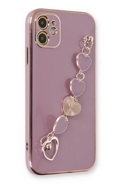 iPhone 12 Kılıf Esila Silikon - Mor-(5796) ürün görseli 1