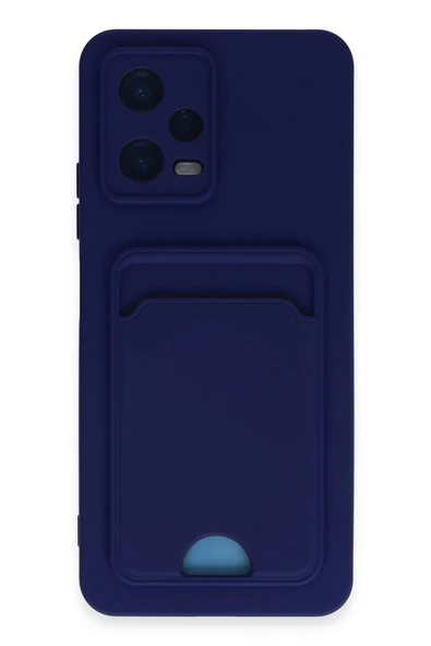 Xiaomi Poco X5 5G Kılıf Kelvin Kartvizitli Silikon - Lacivert-(5796) ürün görseli 1