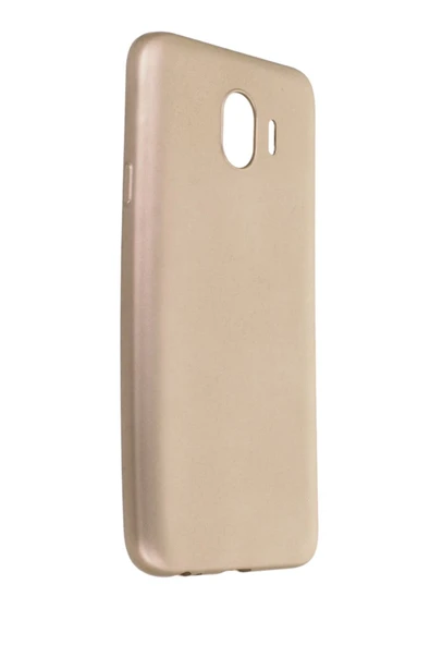 Samsung Galaxy J4 Kılıf First Silikon - Gold-(5796) ürün görseli 1