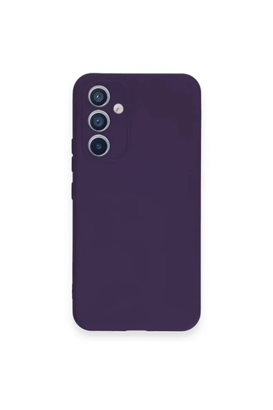 Samsung Galaxy A34 5G Kılıf Nano içi Kadife Silikon - Mor-(5796) ürün görseli 1