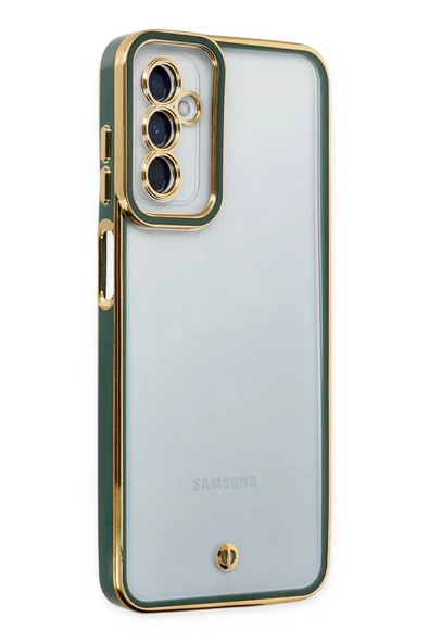 Samsung Galaxy M23 Kılıf Liva Lens Silikon - Yeşil-(5796) ürün görseli 1
