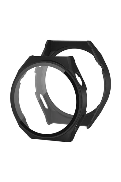 Huawei Watch GT2 46mm Dota Camlı Kasa Ekran Koruyucu - Siyah-(5796) ürün görseli 1