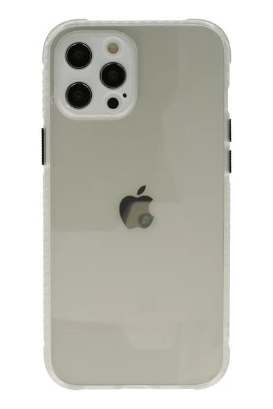 iPhone 12 Pro Kılıf Miami Şeffaf Silikon - Şeffaf-(5796) ürün görseli 1