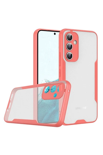 Samsung Galaxy A24 4G Kılıf Platin Silikon - Pembe-(5796) ürün görseli 1