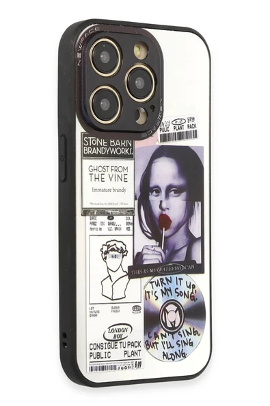 iPhone 14 Pro Kılıf Mirror Desenli Kapak - Mirror - 2-(5796) ürün görseli 1