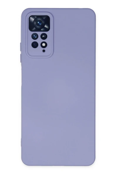 Xiaomi Redmi Note 11 Pro Kılıf Nano içi Kadife Silikon - Lila-(5796) ürün görseli 1