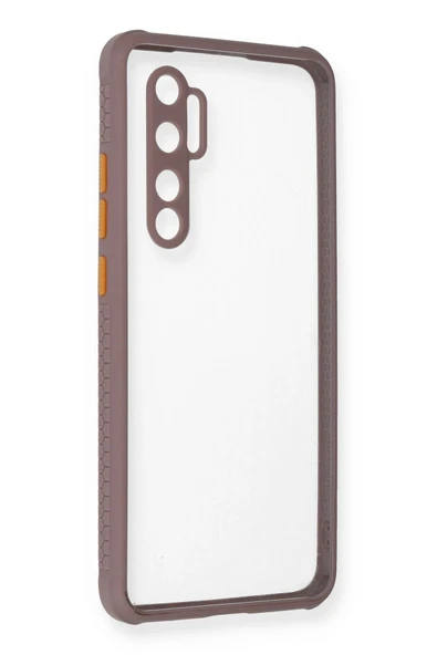 Xiaomi Mi Note 10 Lite Kılıf Miami Şeffaf Silikon - Açık Mor-(5796) ürün görseli 1