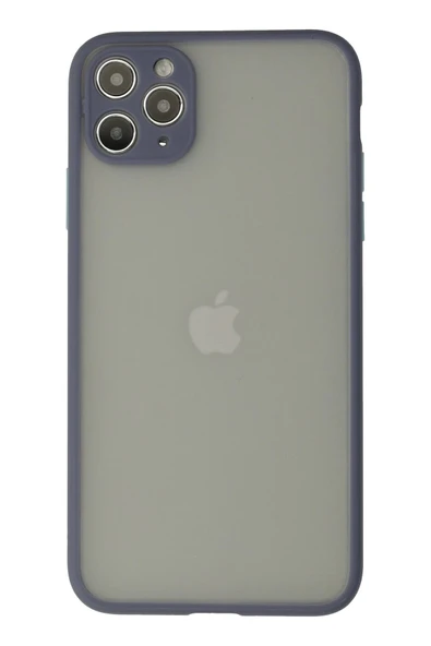 iPhone 12 Pro Kılıf Montreal Silikon Kapak - Gri-(5796) ürün görseli 1
