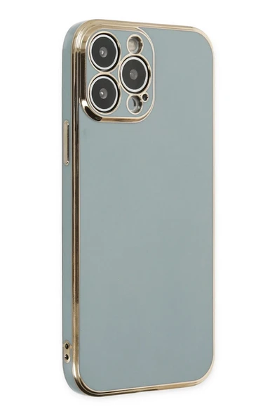 iPhone 13 Pro Kılıf Volet Silikon - Açık Yeşil-(5796) ürün görseli 1