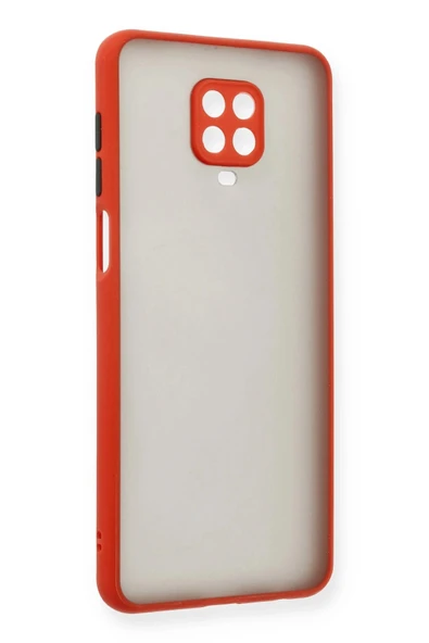 Xiaomi Redmi Note 9 Pro Kılıf Montreal Silikon Kapak - Kırmızı-(5796) ürün görseli 1