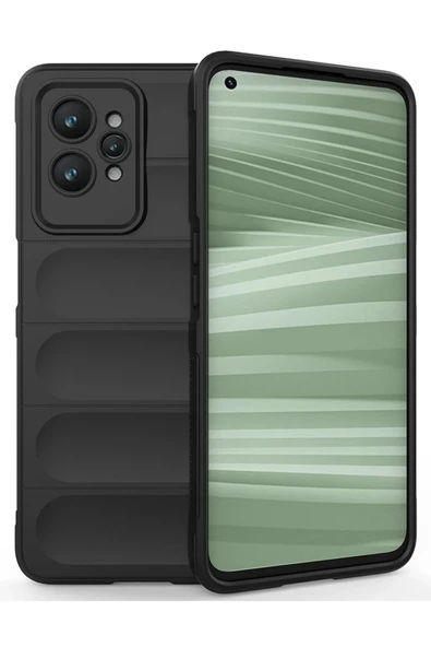 Realme GT2 Pro 5G Kılıf Optimum Silikon - Siyah-(5796) ürün görseli 1