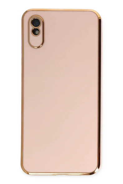 Xiaomi Redmi 9A Kılıf Volet Silikon - Pembe-(5796) ürün görseli 1