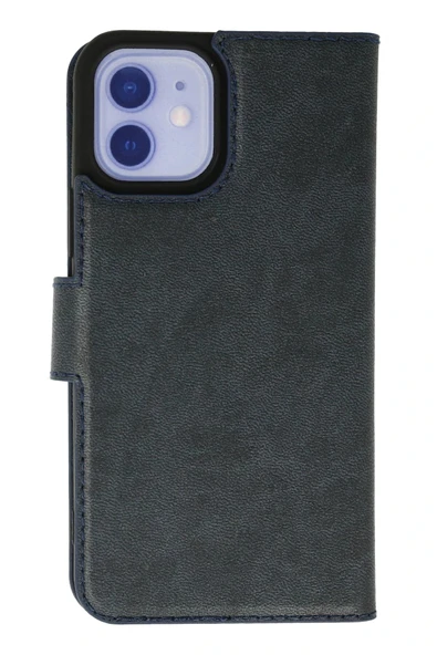 iPhone 12 Kılıf Trend S Plus Kapaklı Kılıf - Lacivert-(5796) ürün görseli 1