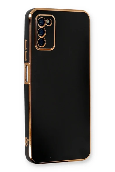 Samsung Galaxy A03S Kılıf Volet Silikon - Siyah-(5796) ürün görseli 1