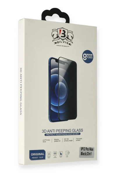 iPhone 6 Bilvis Hayalet Cam Ekran Koruyucu - Siyah-(5796) ürün görseli 1