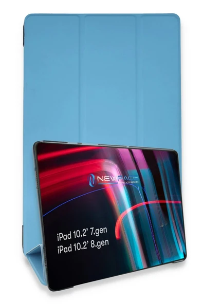 iPad 10.2 (7.nesil) Kılıf Tablet Smart Kılıf - Mavi-(5796) ürün görseli 1