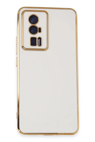 Xiaomi Poco F5 Pro Kılıf Volet Silikon - Beyaz-(5796) ürün görseli 1