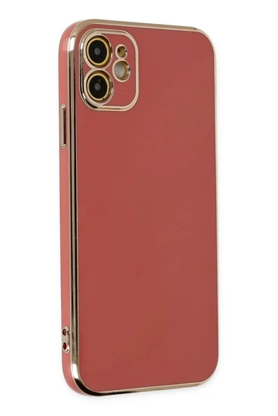iPhone 12 Kılıf Volet Silikon - Kırmızı-(5796) ürün görseli 1