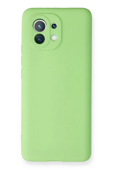 Xiaomi Mi 11 Kılıf First Silikon - Yeşil-(5796) ürün görseli 1