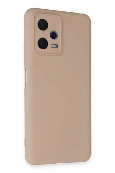 Xiaomi Redmi Note 12 5G Kılıf Nano içi Kadife Silikon - Pudra-(5796) ürün görseli 1