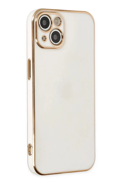 iPhone 14 Plus Kılıf Volet Silikon - Beyaz-(5796) ürün görseli 1