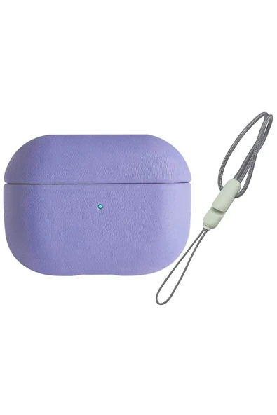 Airpods 3 (3.nesil) 405 Deri Kılıf - Lila-(5796) ürün görseli 1