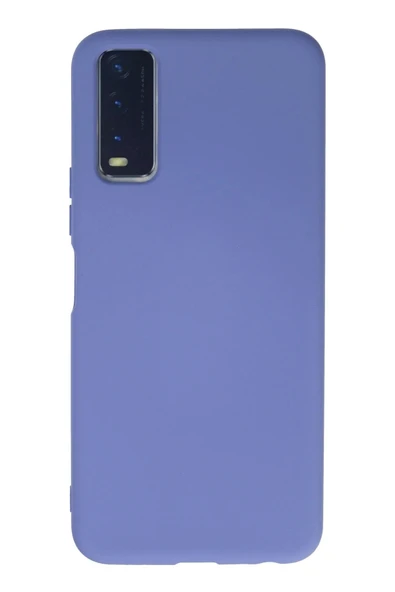 Vivo Y11S Kılıf Nano içi Kadife Silikon - Lila-(5796) ürün görseli 1