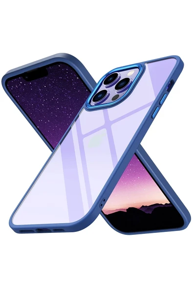 iPhone 14 Pro Max Kılıf Power Silikon - Mavi-(5796) ürün görseli 1
