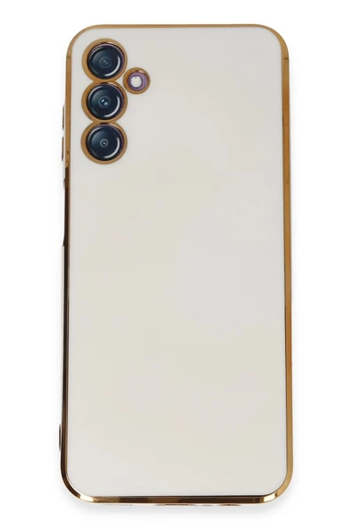 Samsung Galaxy M14 5G Kılıf Volet Silikon - Beyaz-(5796) ürün görseli 1