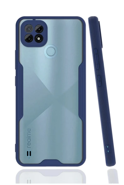 Realme C21 Kılıf Platin Silikon - Lacivert-(5796) ürün görseli 1