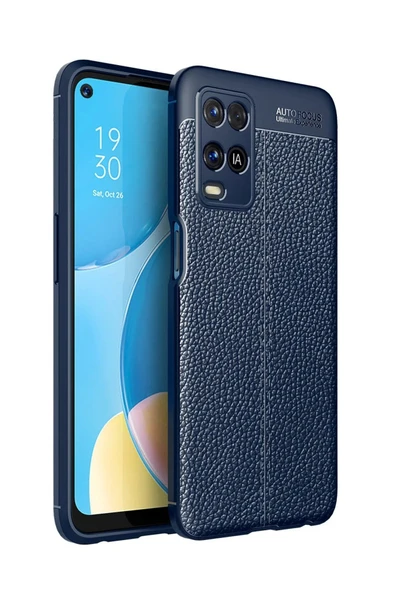 Oppo A54 4G Kılıf Auto Focus Kapak - Lacivert-(5796) ürün görseli 1
