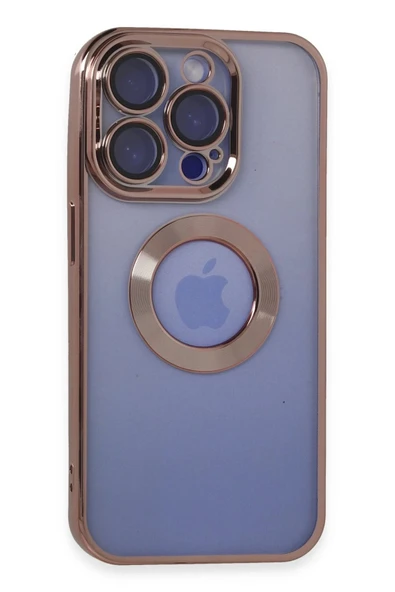 iPhone 15 Pro Max Kılıf Slot Silikon - Rose Gold-(5796) ürün görseli 1