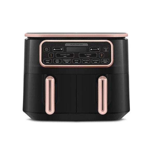 Karaca Air Pro Cook Duo Tandır XXXL Airfryer Rosegold 8L ürün görseli 1
